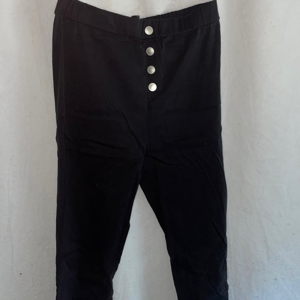 Button from stretchy pants